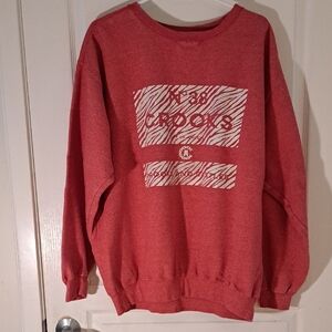 143 - Crooks & Castles Red Crewneck Sweater/shirt